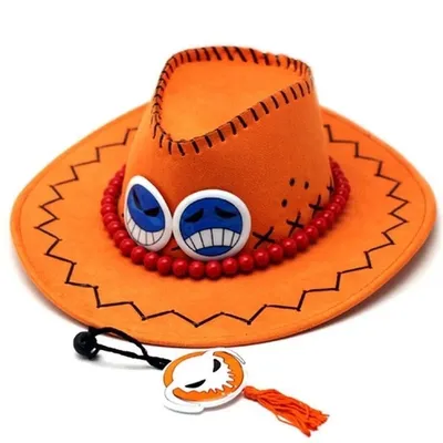 Anime Ace Hut Cosplay Kostüm Zubehör Requisiten Cartoon Erwachsene Unisex Kappe Image