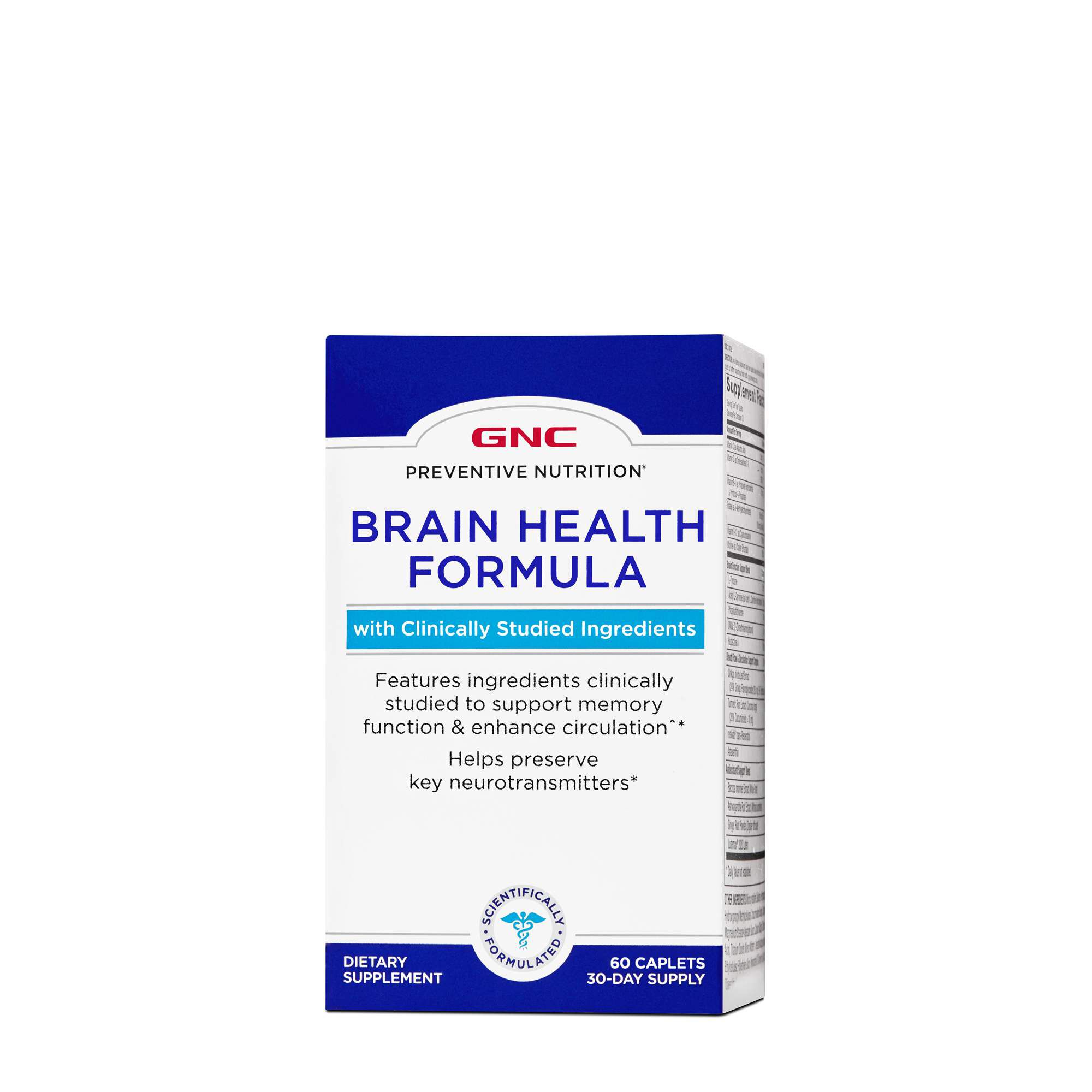 Brain Health Formula Healthy - 60 Caplets (30 Servings)