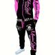 Men's Hiphop Outfit, Letter Print Long Sleeve Full-zip Casual Jacket And Loose Jogger Pants, Sweat Suits Tracksuit Set Acticve Sports Suit For Men