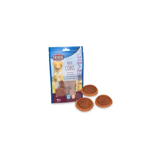 Trixie PREMIO Duck Coins, Hundeleckerli mit Entenbrust, 80g