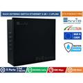 Rack da esterno con switch ethernet poe gigabit 8 porte ge + 2 uplink ge + 1 uplink ge sfp