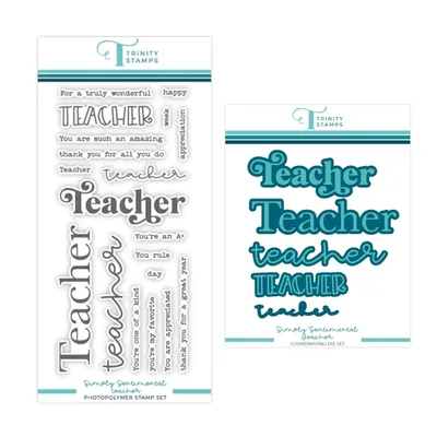 New 2023 Simply Sentimental Teacher Metal Cutting Dies Scrapbooking For Paper Making Embossing Frame