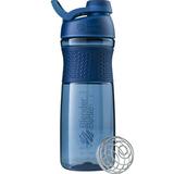 BlenderBottle SportMixer Shaker Bottle Perfect for Protein Shakes and Pre Workout 28-Ounce Navy