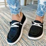 Women s Canvas Slip on Sneakers Casual Slip on Walking Shoes Womens Tennis Shoes Flat Dress Shoes Non Slip Work Shoes