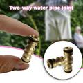 ZZkhGo Reduced Price 2PC Garden Hose Pipe Brass Fitting Spray Xtension Connector 1/2 Inch Hose Bracket Removable Rust Water Hose Bracket Hose Splitter Garden Hose Splitter Garden Indoor Outdoor