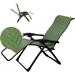 MAOYONG Rattan Garden Chaise Lounges Reclinable and Adjustable Foldable Outdoor Seats for Relaxation Perfect for Beachside and Balcony Use