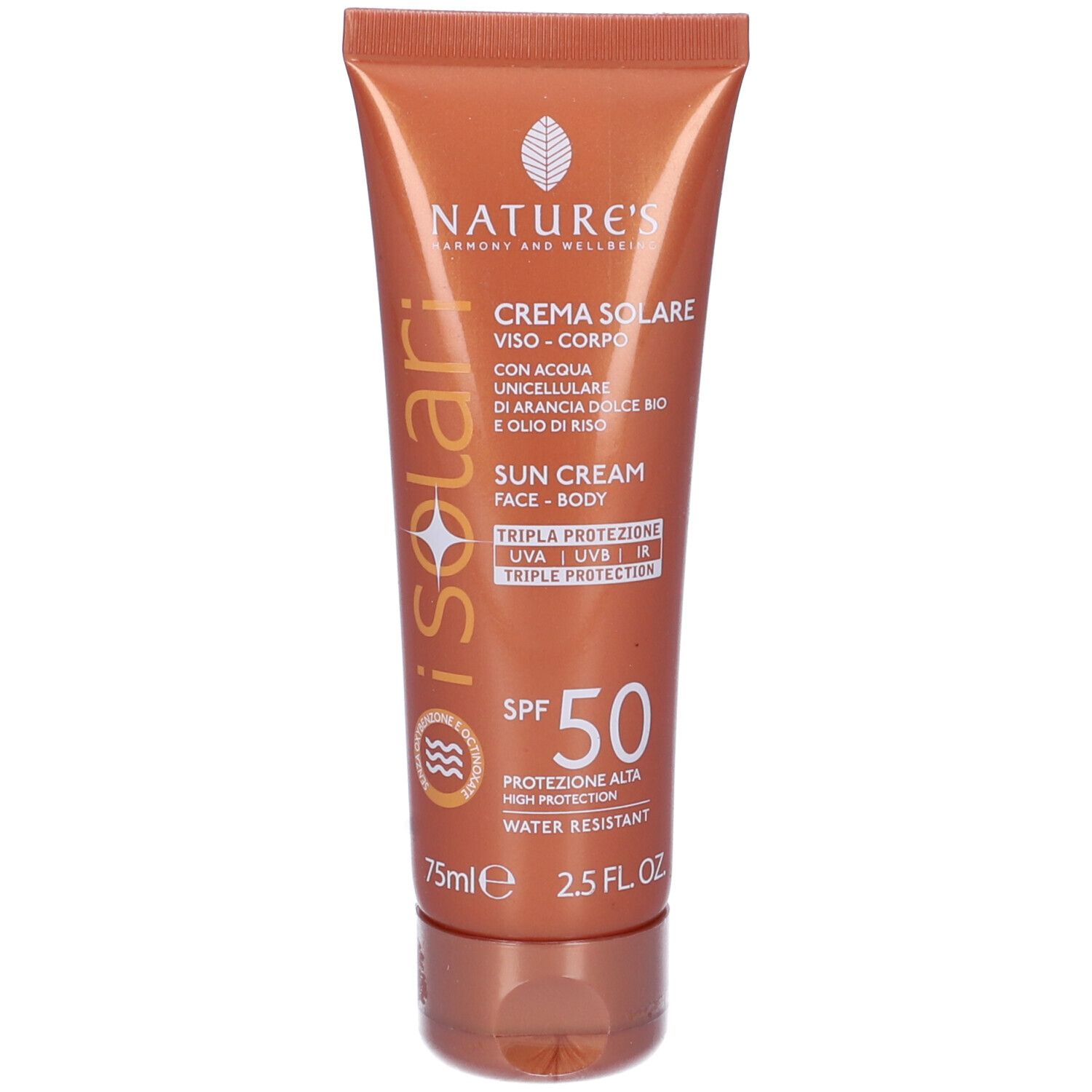 Nature'S I Solari Crema Viso Corpo Spf 50 75 Ml Edizione Limitata Trav