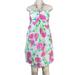 Lilly Pulitzer Dresses | Lilly Pulitzer Betsey Had Me A Blast Strapless Floral Halter Dress Size 4 6 | Color: Pink/White | Size: 4