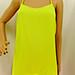 J. Crew Tops | J. Crew Neon Green Cami Racer Back Spaghetti Straps Blouse Top Tank Size: 2 Nwt | Color: Yellow | Size: 2