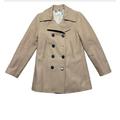 J. Crew Jackets & Coats | J Crew Brown Womens Double Breasted Long Sleeve Collared Pea Coat Jacket Xs | Color: Brown | Size: Xs