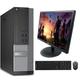 Gaming PC OptiPlex SFF Desktop Computer i7 3770 16GB RAM 256GB SSD + 1TB HDD + GT730 2GB 19” Refurb TFT + Gaming Keyboard & Mouse Windows 10 Pro (Renewed)