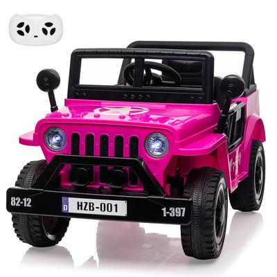 12V Kids Ride On Truck Car, LED Lights, Music, Remote Control Electric Ride On Car Toys for Kids