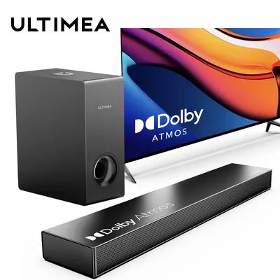 ULTIMEA 190W 2.1 Soundbar mit Dolby Atmos, 3D-Surround-Sound-System mit Subwoofer für TV, Image