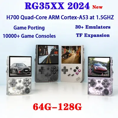 ANBERANIC-Mini console de jeu vidéo portable rétro Open Source PSP RG35XX + 2024