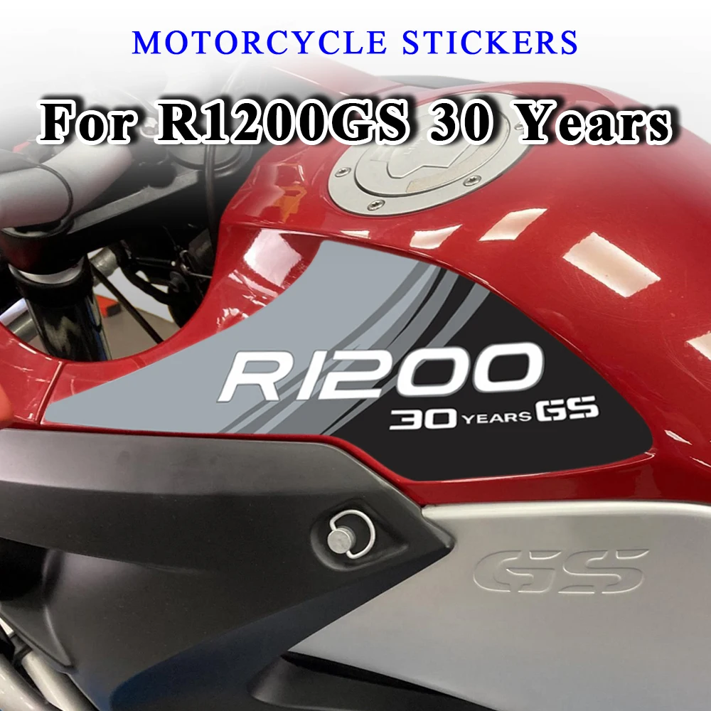 Motorrad Kraftstoff tank Aufkleber Seite Pad Dekoration Aufkleber für BMW R 2004 gs 2007g 30 Jahre 2009-2012 r1200gs Abenteuer 2007-2015 Image
