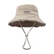 Chapeau de pêcheur à large bord pour femmes en plein air Chapeau de seau de camping anti-poussière