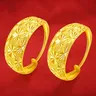 24 Karat Gold Ohrringe 9999 Frau voller Sterne wohlhabender Ehemann Gold Ohrringe Mode Gold Ohr