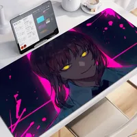 Kettensäge Mann Mauspad Laptop Schreibtisch matte Anime Mauspad große Mauspads Anime Gaming Zubehör