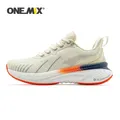 ONEMIX – chaussures de course blanches à coussin d'air pour hommes et femmes baskets de Sport en