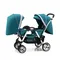 Passeggino gemellare può essere rimosso secondo passeggino vista alta regolabile passeggino