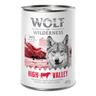Wolf of Wilderness 6 x 400 g pour chien - High Valley, bœuf