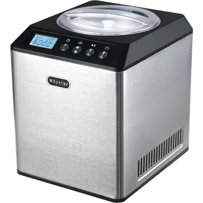 Whynter ICM-201SB Upright Automatic Ice Cream Maker with Built-in Compressor, no pre-freezing, LCD