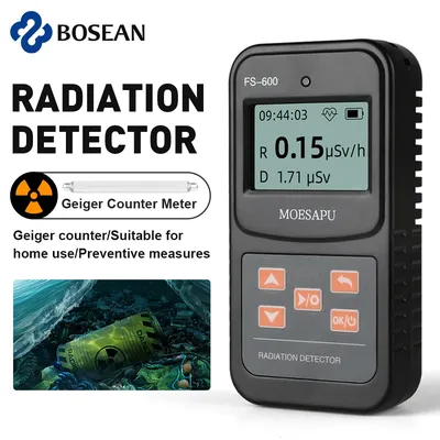 Bosean Geiger counter Nuclear Radiation Detector X-ray Beta Gamma Detector Geiger Radioactivity