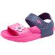 Sandale KANGAROOS "KangaSwim II" Gr. 30, blau (navy, pink) Schuhe