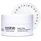 NassifMD Detox Pads Facial Radiance Pads Facial Cleansing Pads Exfoliating Face Pads Salicylic Acid Pads Glycolic Acid Pads BHA AHA Pads Resurfacing Pads for Face (30 Count)