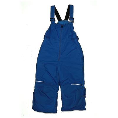 Columbia Snow Pants With Bib - High Rise: Blue Sporting & Activewear - Kids Girl's Size Medium