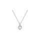 Ted Baker Hannela Crystal Heart Pendant Necklace - Rose Gold or Silver Tone Plated with Crystal (Silver Tone)