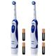 2 Pack of Oral-B Electric Battery Powered Toothbrush Powered by Braun DB4010