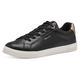 Plateausneaker TAMARIS Gr. 39, schwarz (schwarz, gold) Damen Schuhe Sneaker