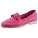 Loafer TAMARIS Gr. 38, pink (fuchsia) Damen Schuhe Slip ons Chunky Slipper, Plateau Slipper mit seitlichen Stretcheinsätzen