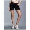 Bermudas TRIGEMA "TRIGEMA Shorts mit praktischen Taschen", Damen, Gr. S, US-Größen, schwarz, 70% Baumwolle, 30% Polyester, Basic, Hosen
