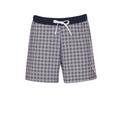 Bermudas TRIGEMA "TRIGEMA Shorts mit hypnotisierendem Design" Gr. 104, Normalgrößen, blau (navy) Kinder Hosen Shorts