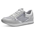 Sneaker TAMARIS Gr. 36, grau (hellgrau kombiniert) Damen Schuhe Sneaker mit herausnehmbarer Innensohle, Freizeitschuh, Halbschuh, Schnürschuh