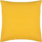 Dekokissen PAD "LAMONTE", gelb, B:60cm L:60cm, Obermaterial: 100% Baumwolle, Dekokissen_Sitzkissen_Kissenhüllen, Made in Europe, Kissenhülle ohne Füllung, 1 Stück