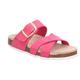 Pantolette ROHDE "Elba" Gr. 39, pink Damen Schuhe Pantoletten Keilabsatz, Sommerschuh, Schlappen mit Schnallenverschluss