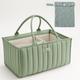 Blissful Diary Baby Diaper Caddy With Green Storage Bag