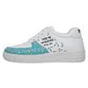 Sneaker DOGO "Dice Low-Top Sneaker Wonder Lola Bunny Damen Sneaker", Damen, Gr. 40, Normalschaft, grün (weiß, grün), Lederimitat, Schuhe, Vegan