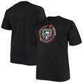 Schwarzes Chicago Bears Big & Tall Color Pop T-Shirt mit Fanatics-Logo für Herren