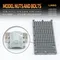 Strumenti modello Liang per dadi e bulloni modello Kit di aggiornamento multiscala dettagliato Strumenti per la creazione di strumenti per scala 1/35 1/48 1/72 1/16