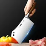 Hochwertiges Knochen hack messer aus Edelstahl hand gefertigtes Messer für Küchenchefs zu Hause
