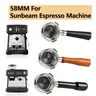 Portafiltro senza fondo per caffè da 58MM per Sunbeam mini barista/Barista Max /Barista Plus