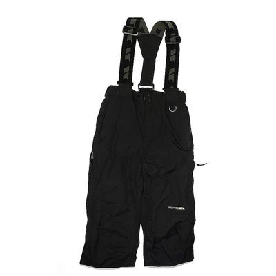 Trespass Snow Pants With Bib - Elastic: Black Sporting & Activewear - Kids Boy's Size 9