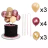 Palloncini per torta di compleanno Plugin cuocere dolci dolci dolci ornamento fai da te bambini