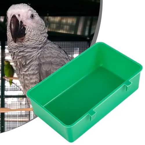 Vogel Wasser Badewanne Tablett Papagei Badewanne Tier Feeder Schüssel Vogel bad Käfig hängen zum