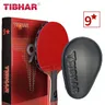 Tibhar 9 Sterne Tischtennis schläger überlegene klebrige Gummi Carbon Klinge Tischtennis schläger