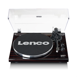 Lenco Plattenspieler LBT-189WA, schwarz / braun Image